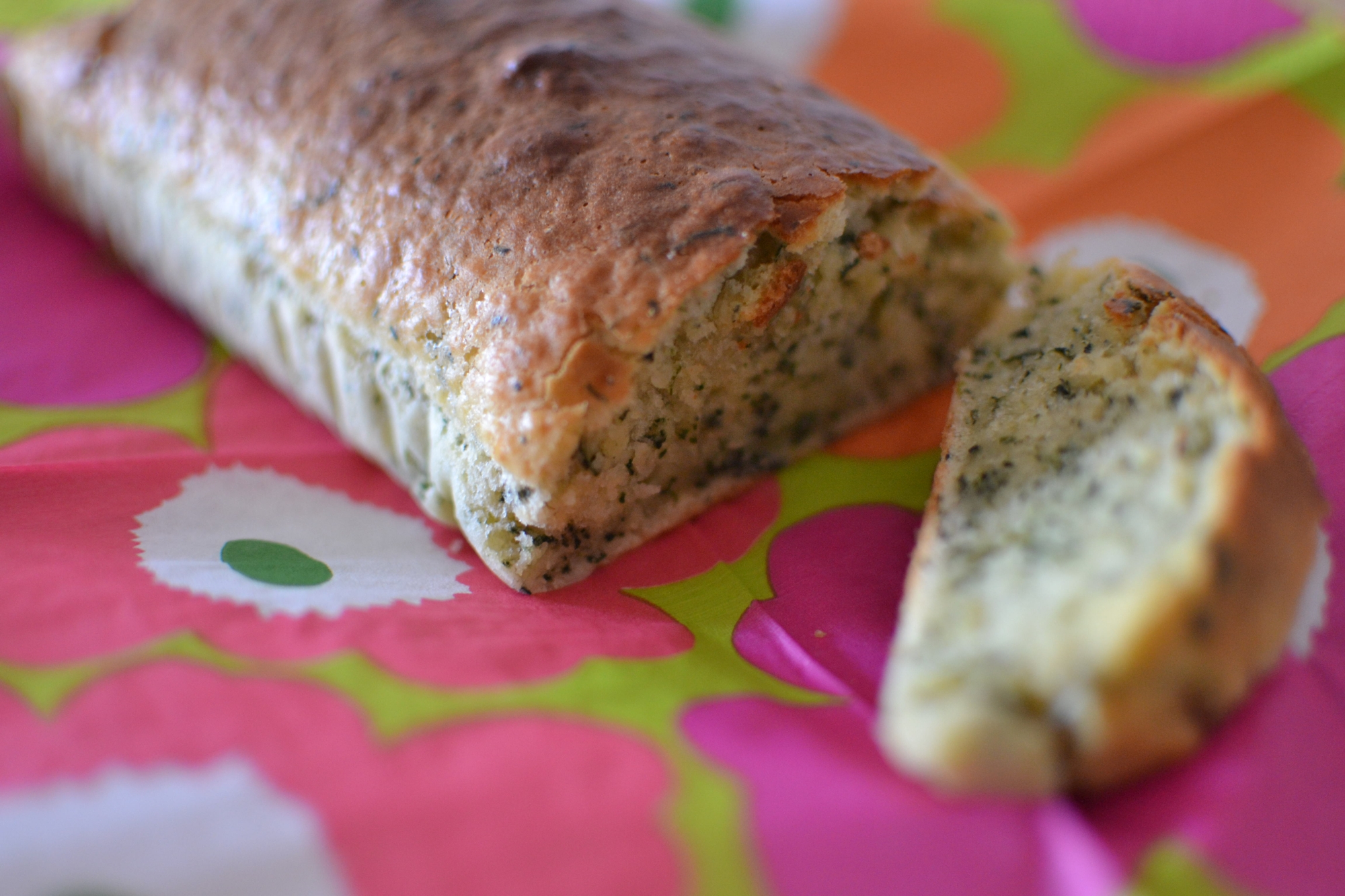 ホットケーキミックスで作る緑茶のパウンドケーキ