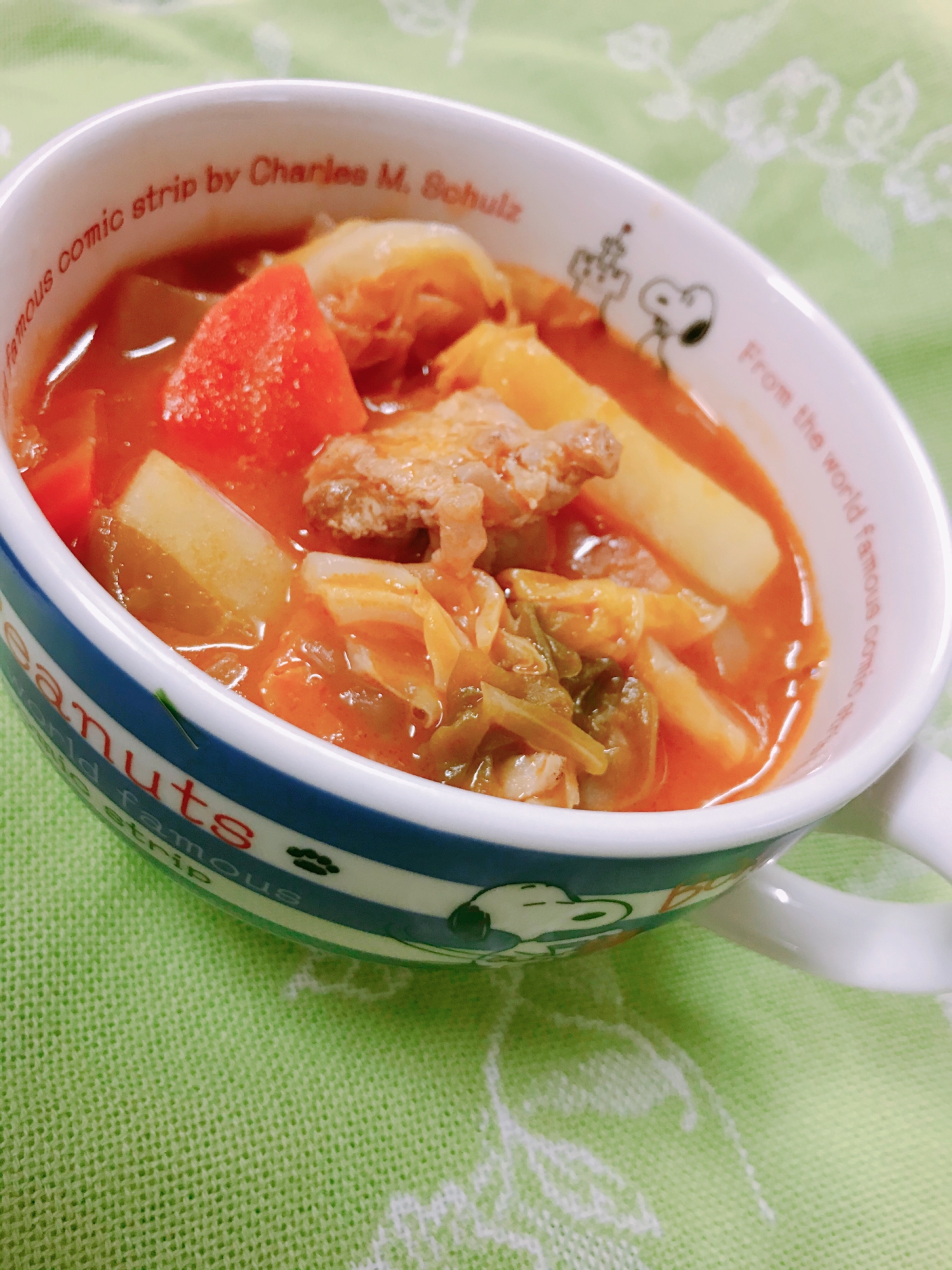 トマト風味の具沢山シチュー