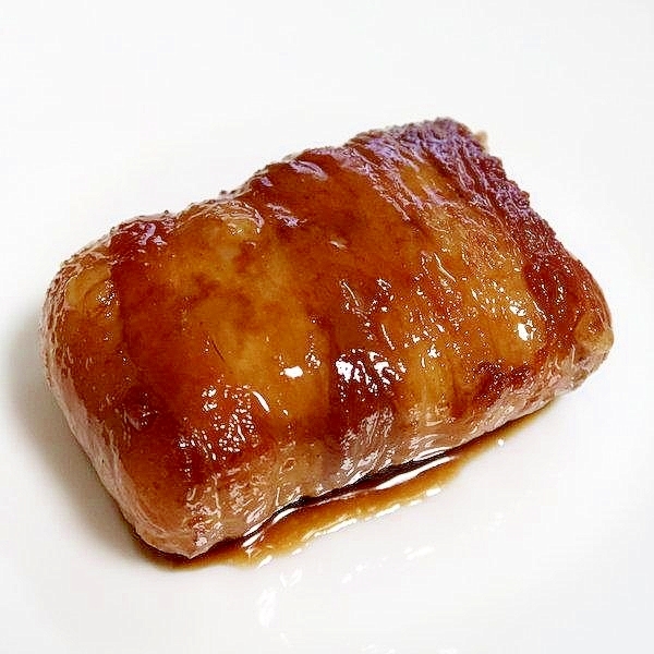 肉巻きお餅☆豚バラ照り焼き☆ボリューム満点