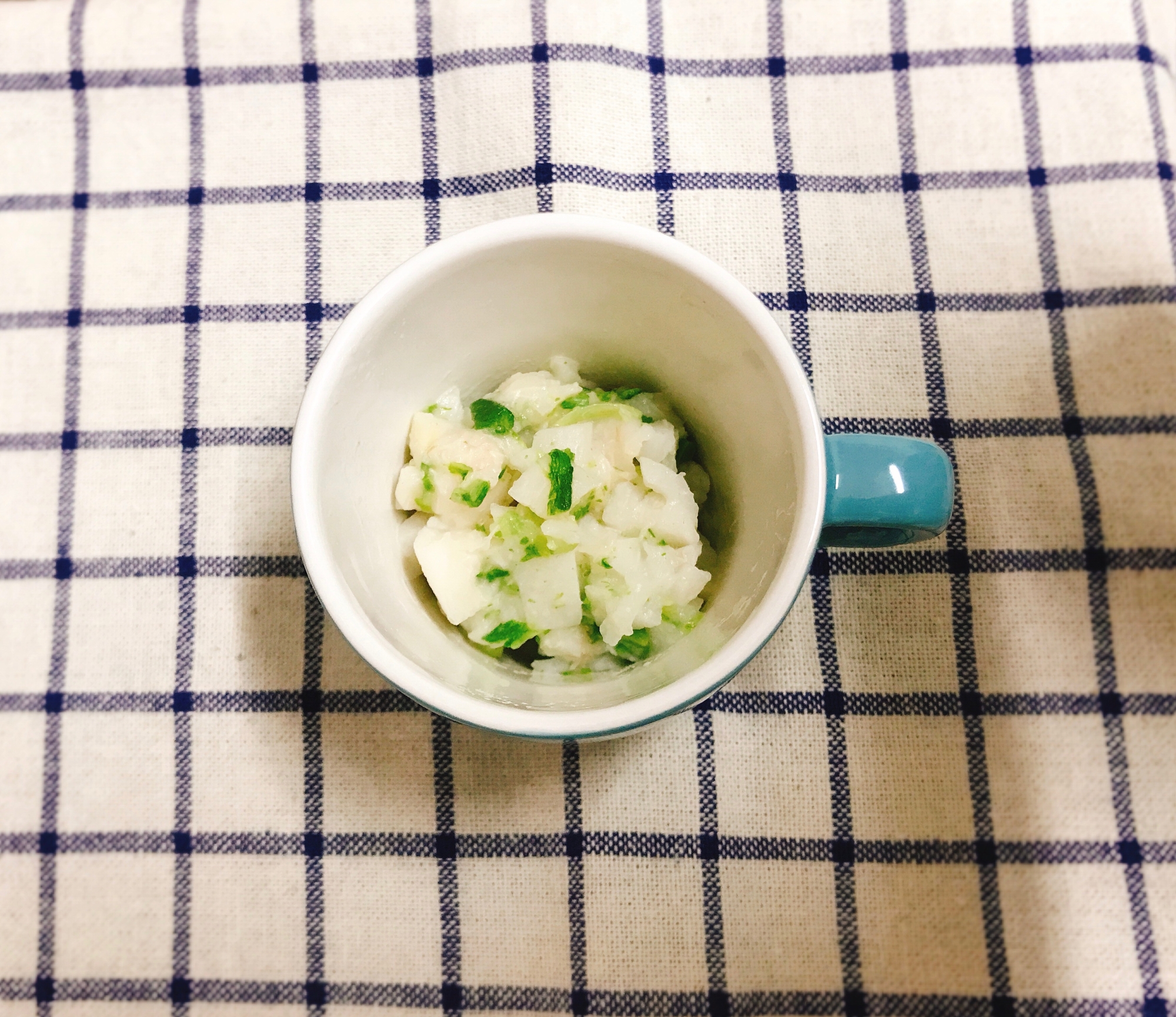 【離乳食後期】里芋とおくらの和え物