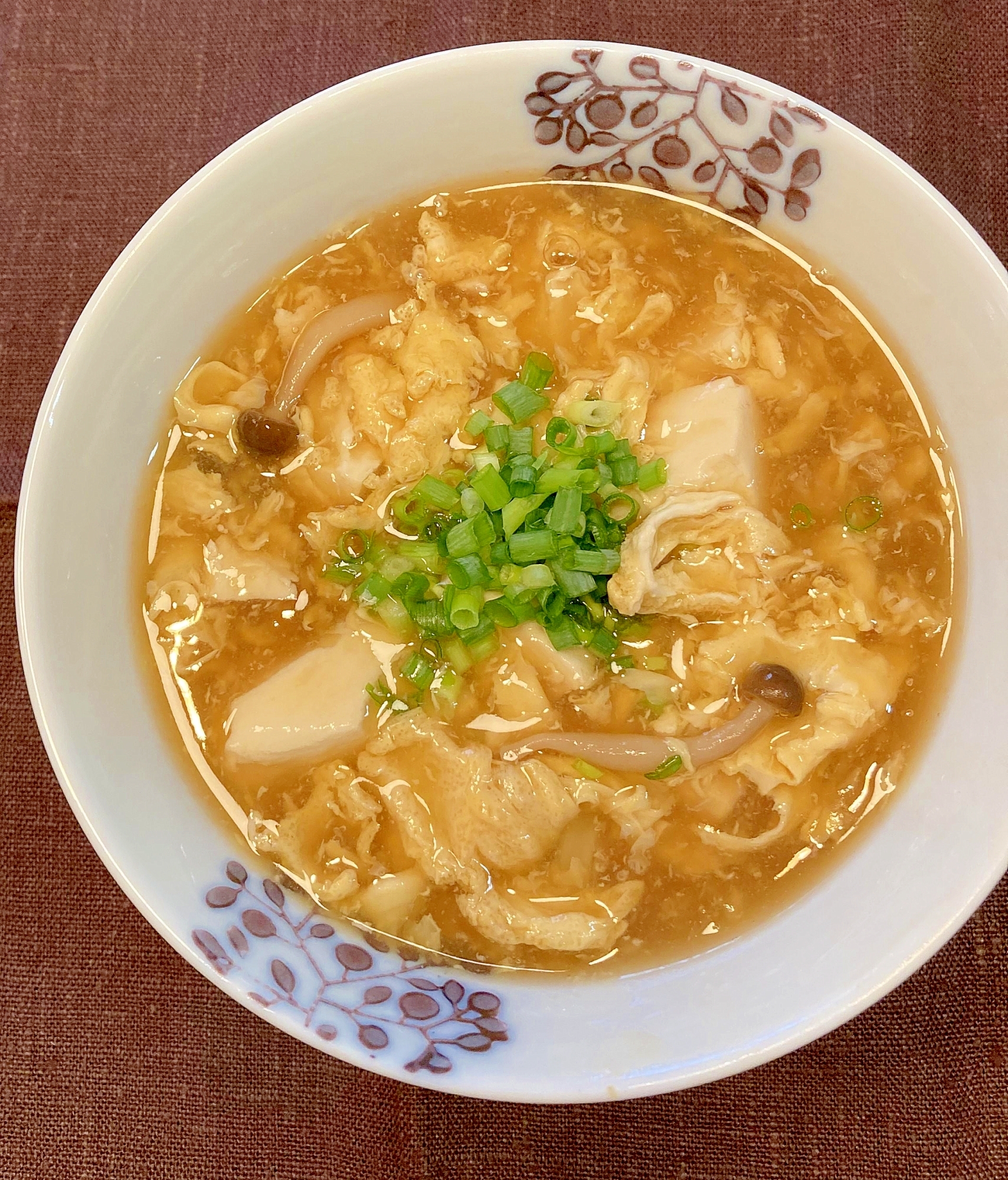 包丁いらず！卵と豆腐のあんかけうどん