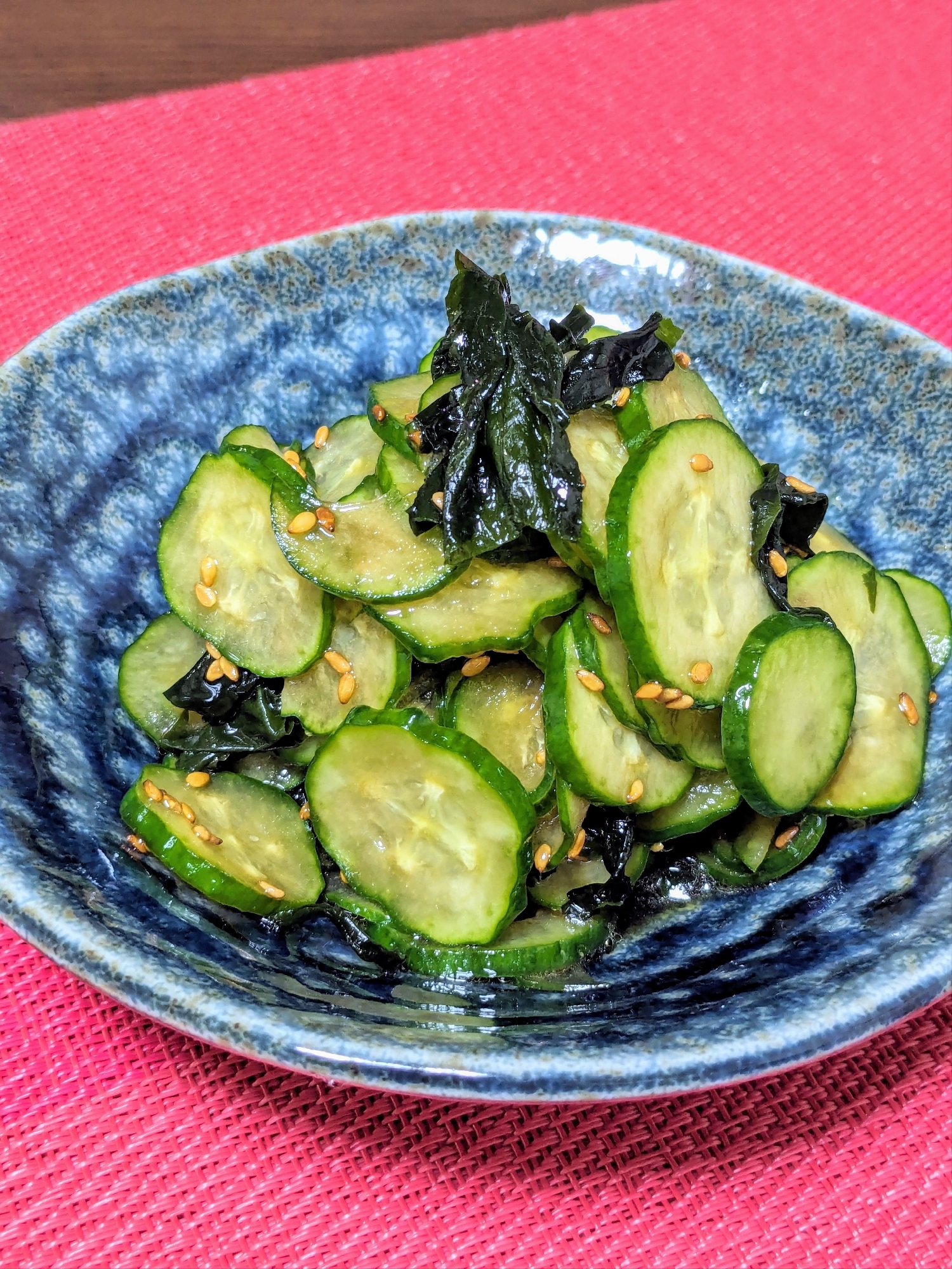 〜きゅうりと乾燥わかめで中華風酢の物〜