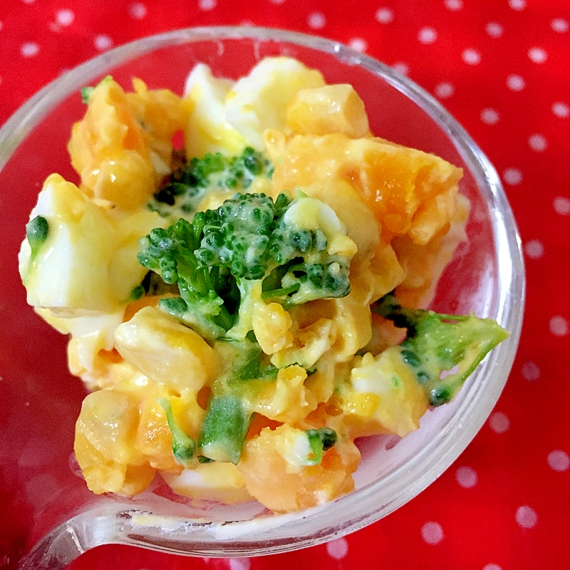 ゆで卵とブロッコリーとコーンのサラダ レシピ 作り方 By Thank You Good Bye 楽天レシピ