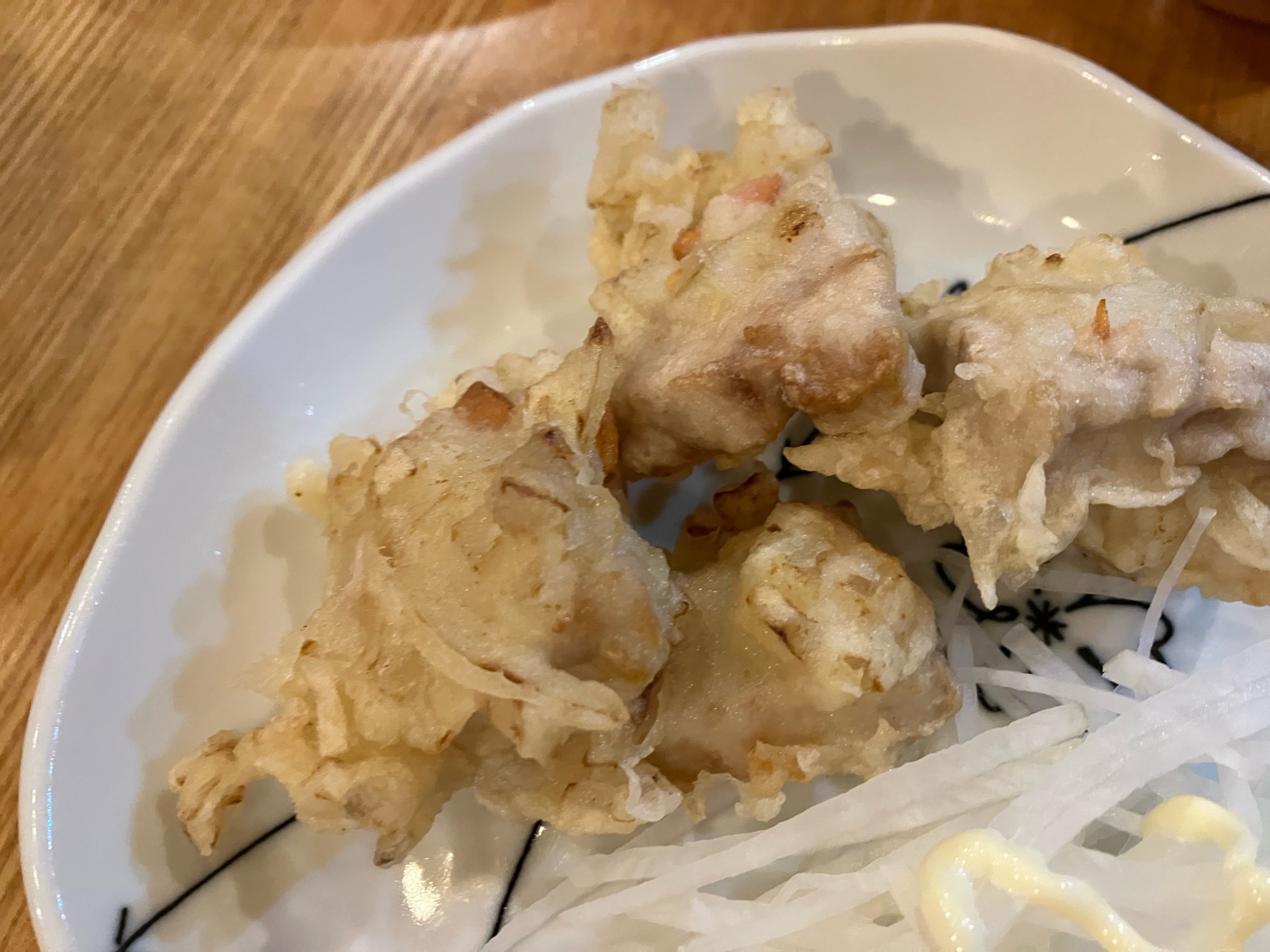 マグロのネギ塩揚げ