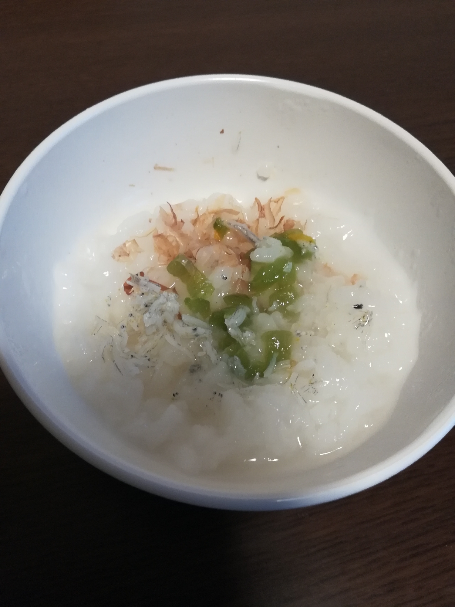 離乳食中期 ピーマンとしらすのおかか粥 レシピ 作り方 By もん1223 楽天レシピ 離乳食中期 ピーマンとしらすのおかか粥 レシピ 作り方 By もん1223 楽天レシピ