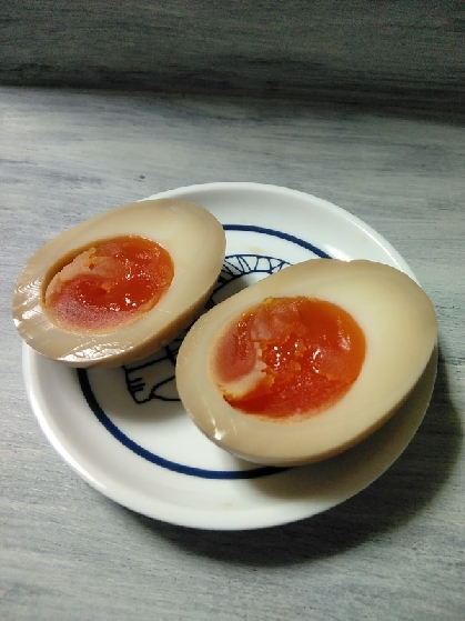 めんつゆで簡単煮卵(味付き卵)