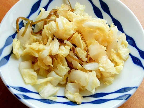 減塩!?発酵食品の味噌で❤白菜の一夜漬け♪