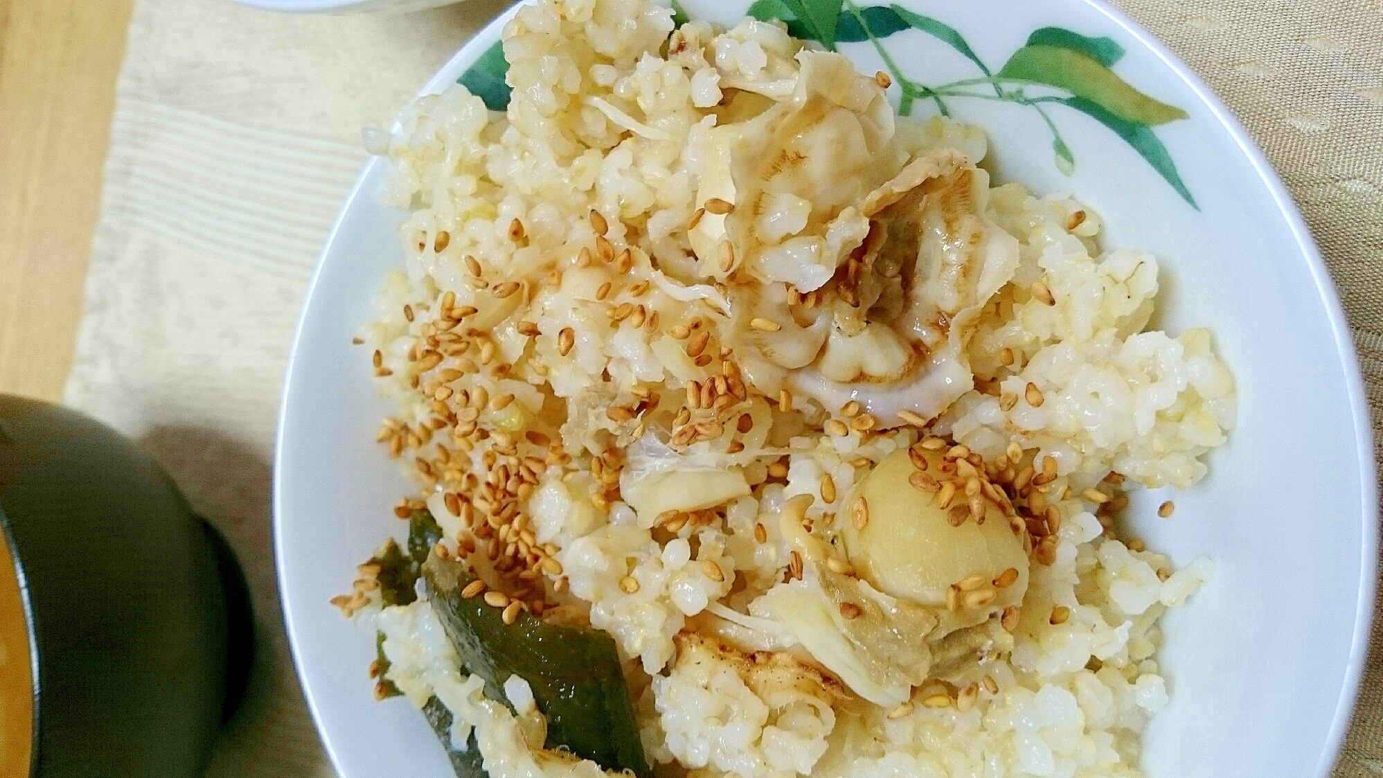 炊飯器de ホタテの炊き込みご飯