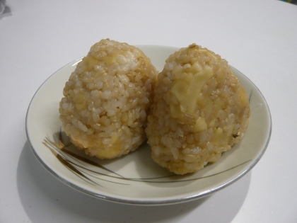 チーズ入り玄米おにぎり