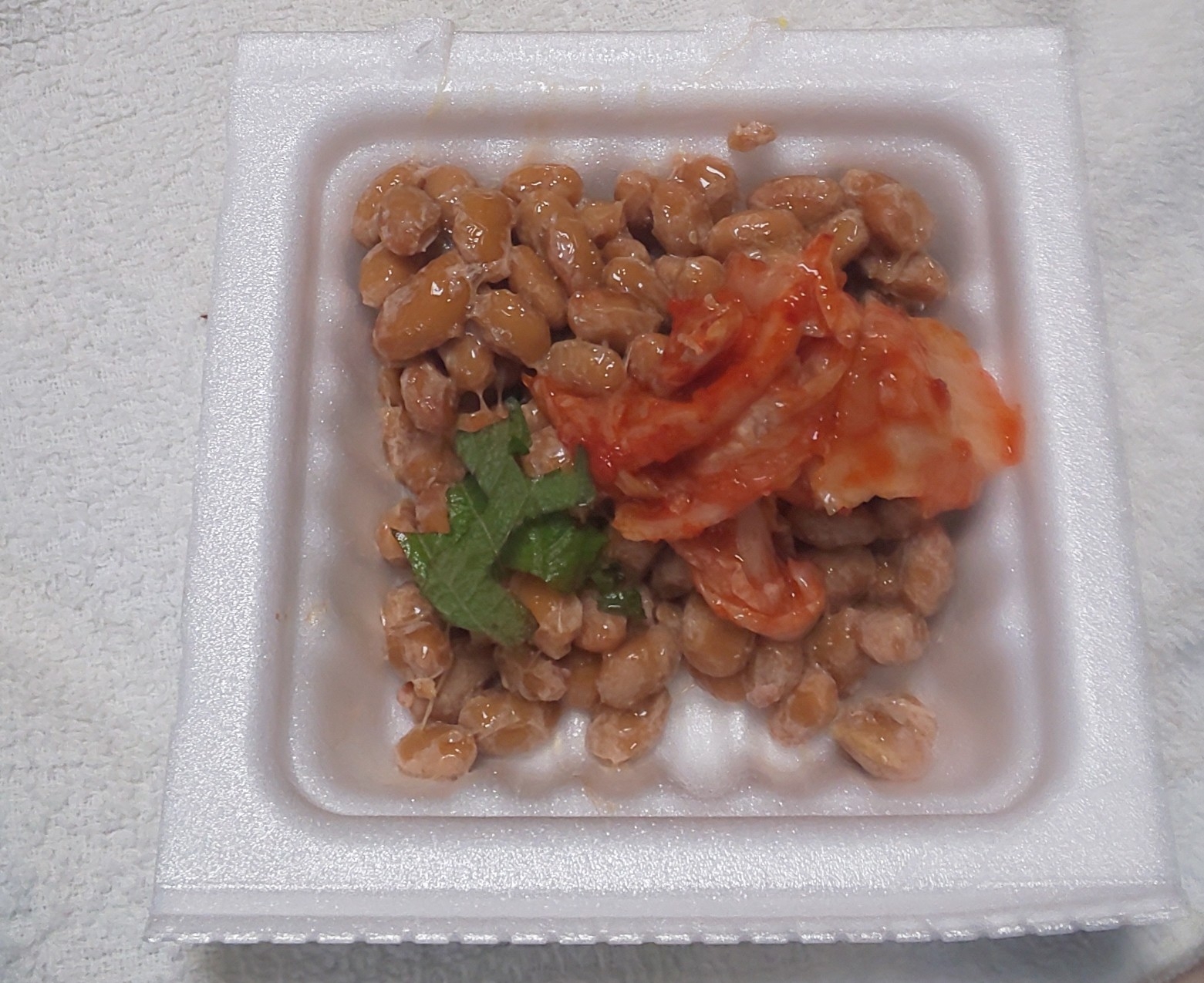 キムチ大葉納豆