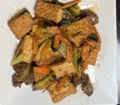 厚揚げとたっぷり野菜のカレー炒め