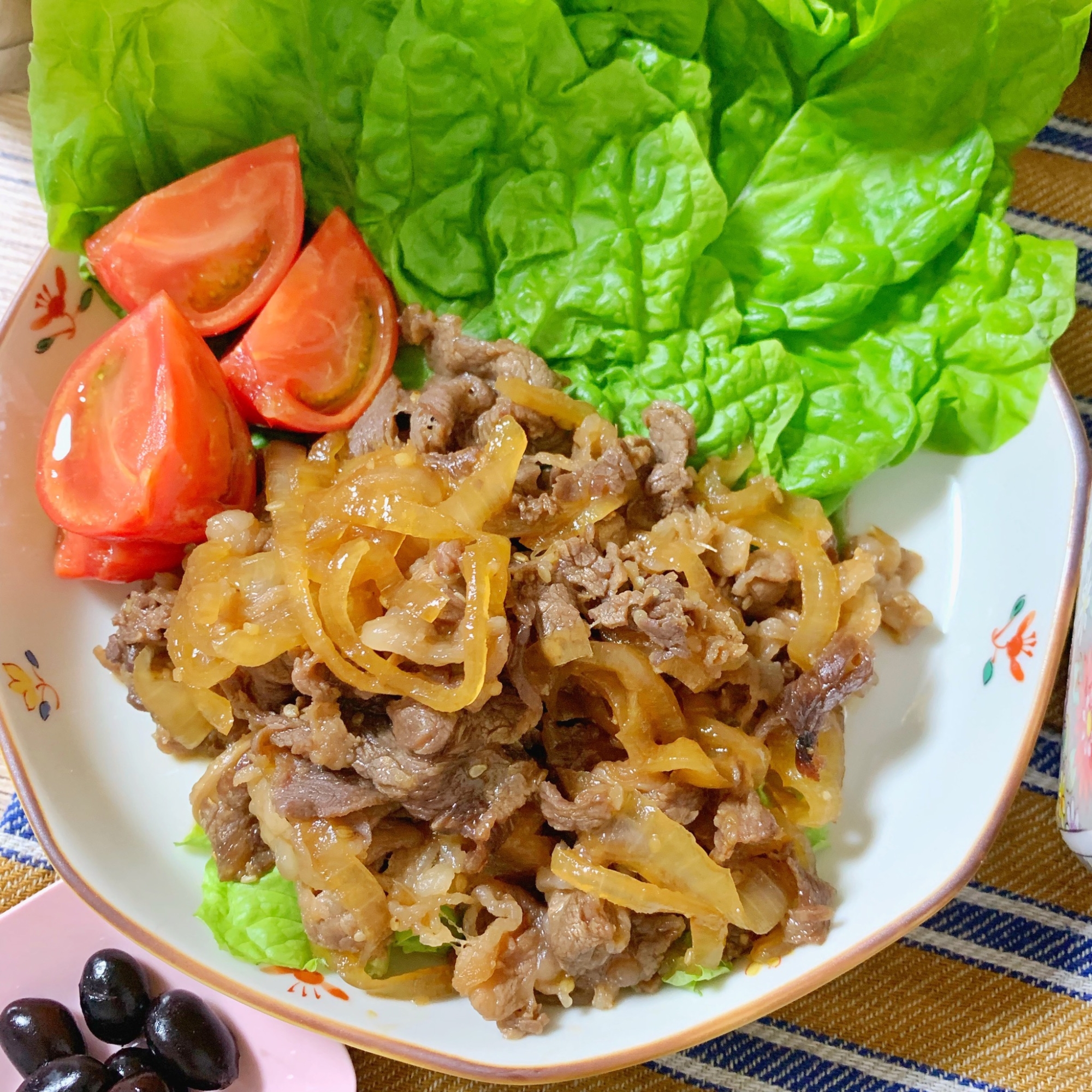 焼肉風牛肉炒め