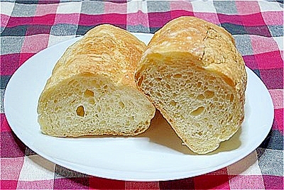 フランスパン　硬水で作ってみました