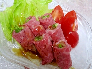 手間なしオードブル ローストビーフ巻 レシピ 作り方 By Startrek 楽天レシピ