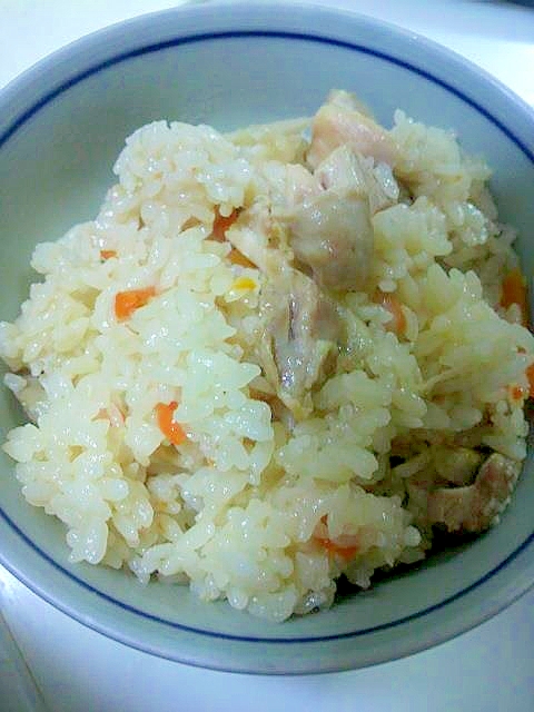 鶏肉の炊き込みご飯 レシピ 作り方 By Taka3pigsdad 楽天レシピ