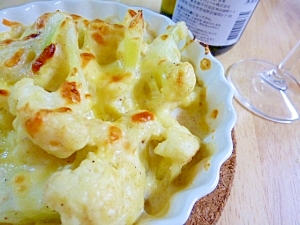 カリフラワーのチーズ焼き レシピ 作り方 By Jp S ビートル 楽天レシピ