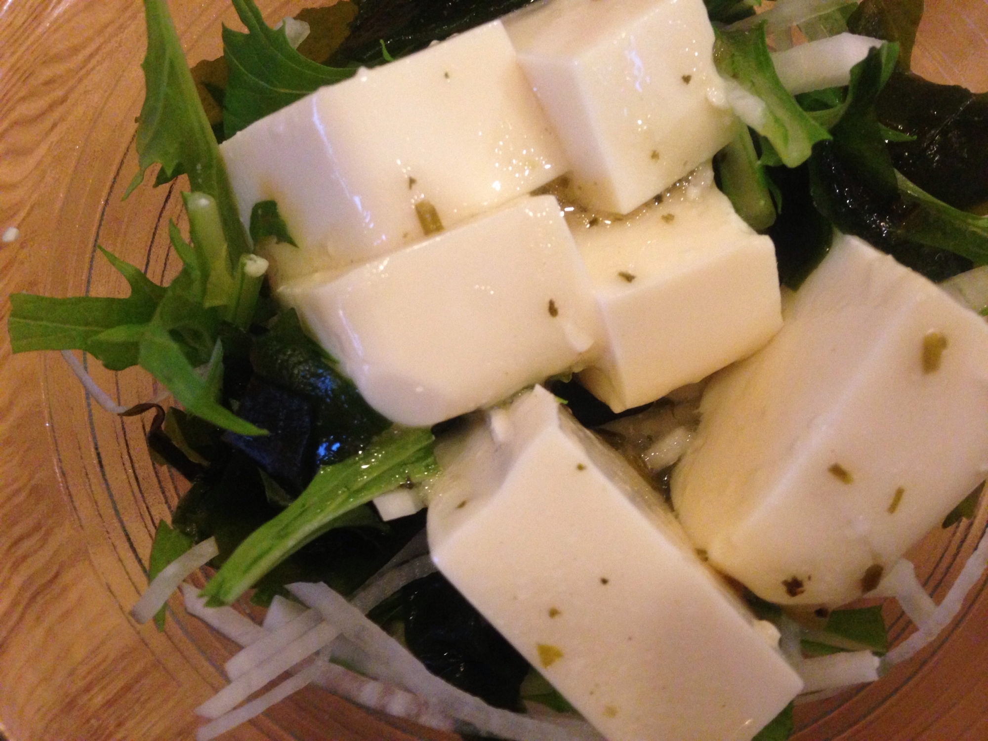 エスニック豆腐サラダ
