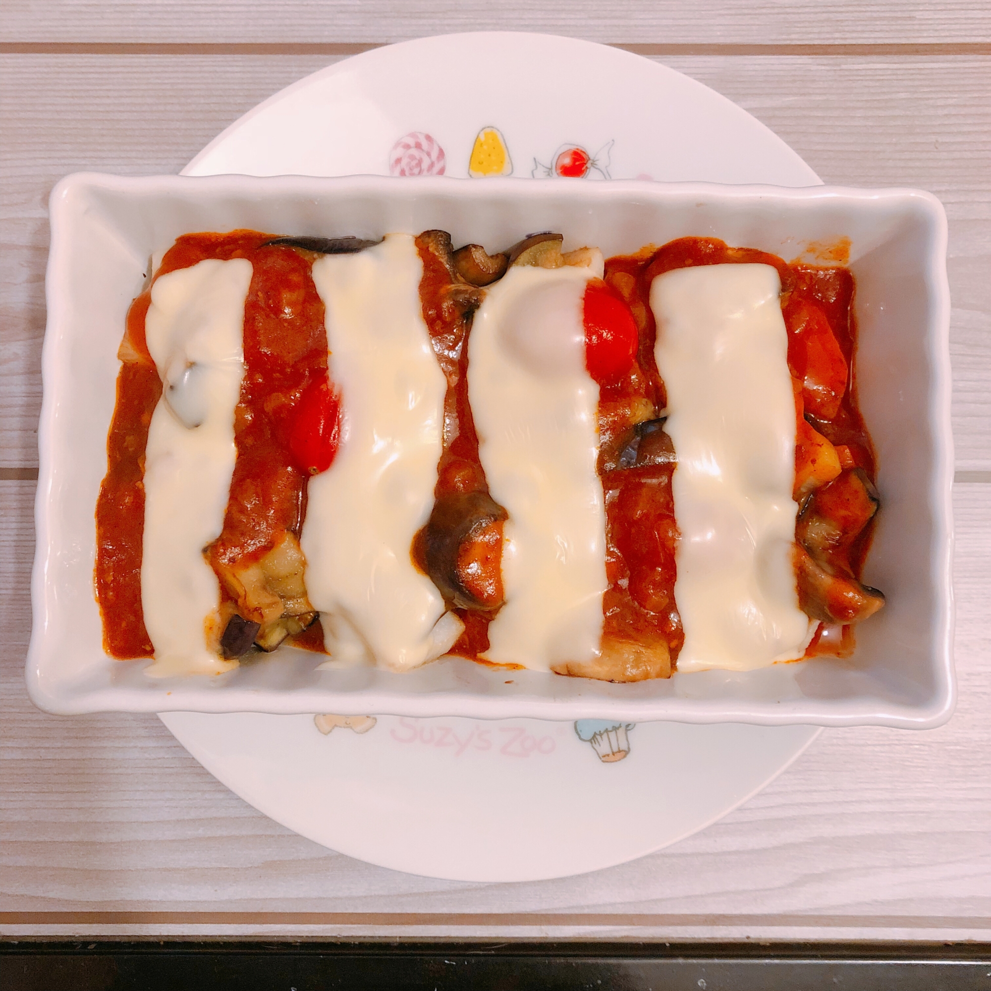 炭水化物なし 野菜たっぷりミートソースグラタン レシピ 作り方 By 姫ウサ Chiey 楽天レシピ