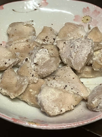 固くならない☆鶏胸肉のマヨネーズ焼き