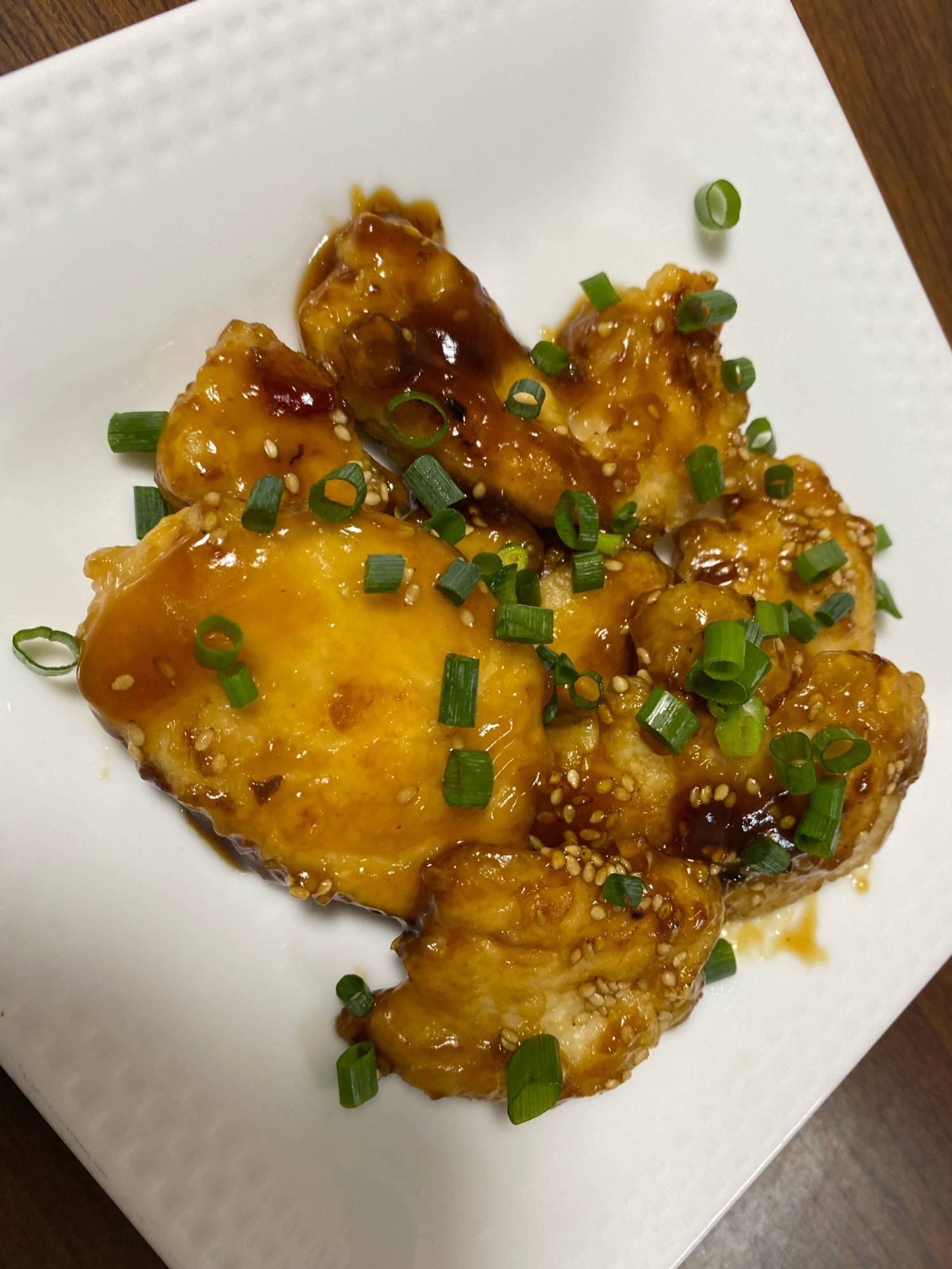 ムネ肉で☆ピリ辛チキン