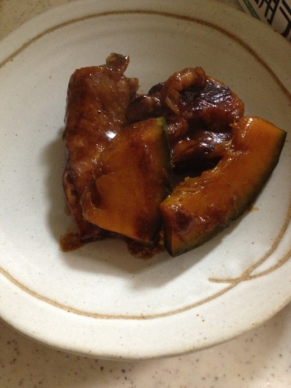 鶏肉かぼちゃの蜂蜜バルサミコ酢醤油焼き