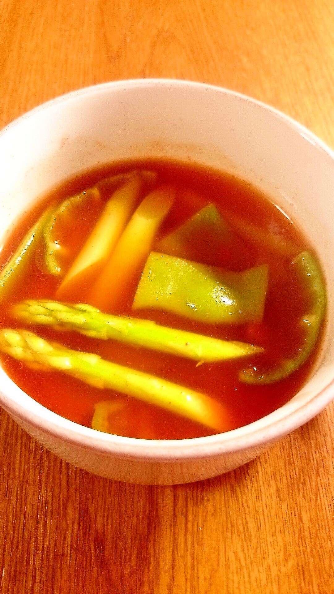 ヘルシー♪夏野菜のパプリカスープ