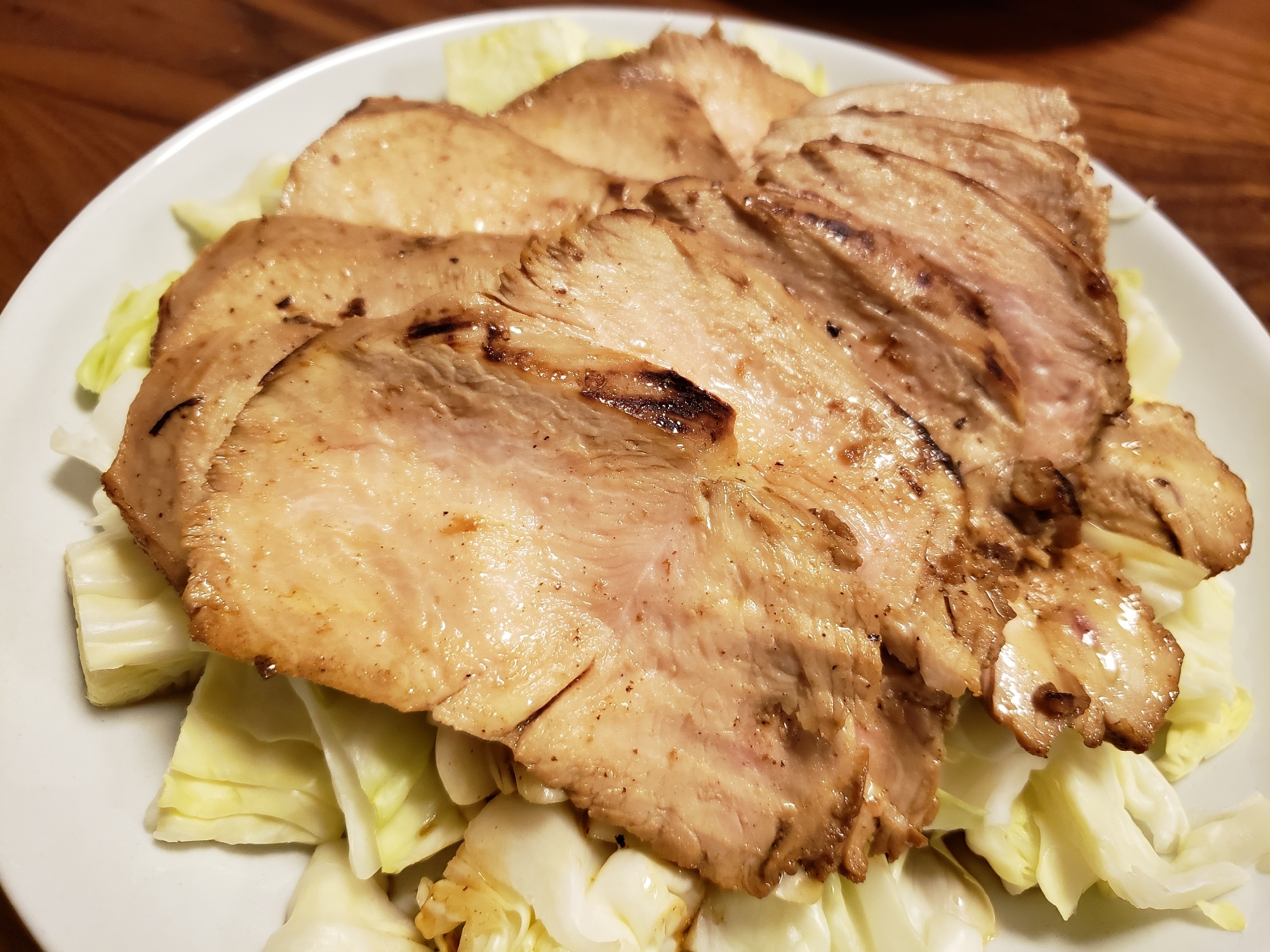 ドレッシングで！鳥むね肉の焼きハム