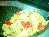 トマトの卵炒め