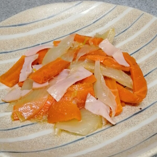 簡単 ハムと玉ねぎ人参のフライパン煮 レシピ 作り方 By Mn 楽天レシピ 簡単 ハムと玉ねぎ人参のフライパン煮 レシピ 作り方 By Mn 楽天レシピ