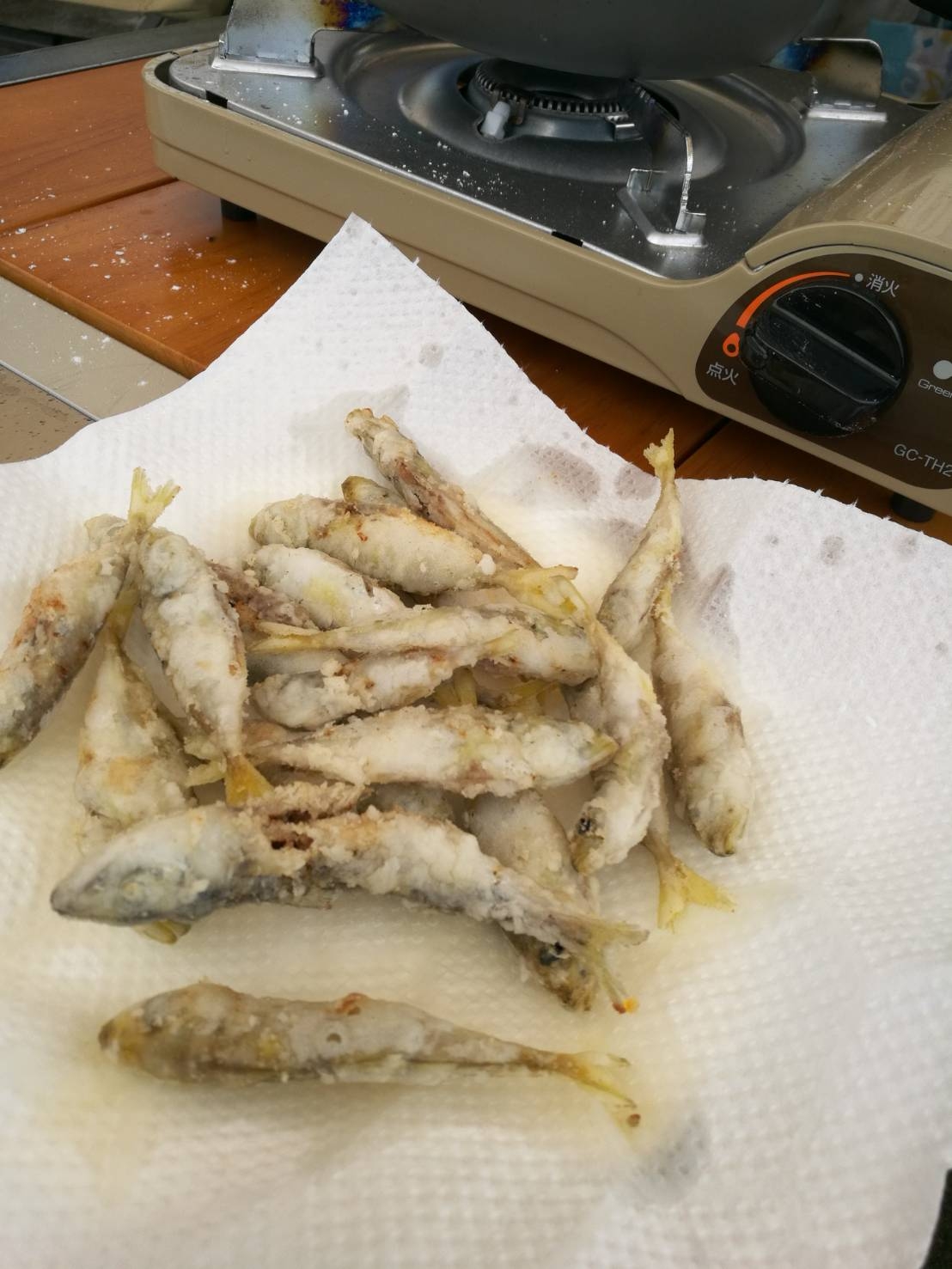 豆アジの簡単な唐揚げ レシピ 作り方 By やんパパ 楽天レシピ
