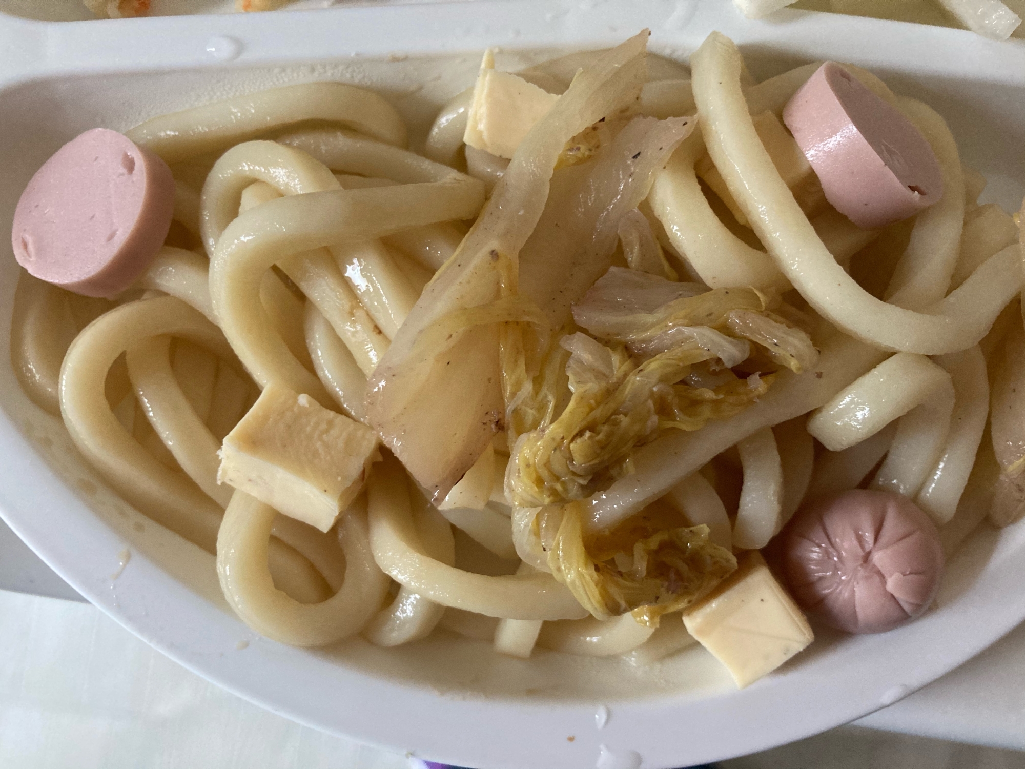 幼児食⁑ ソーセージと白菜うどん