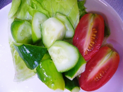 医食同源は朝の野菜から♪　フレッシュサラダ