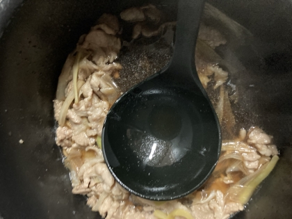 たっぷり！豚ねぎうどん