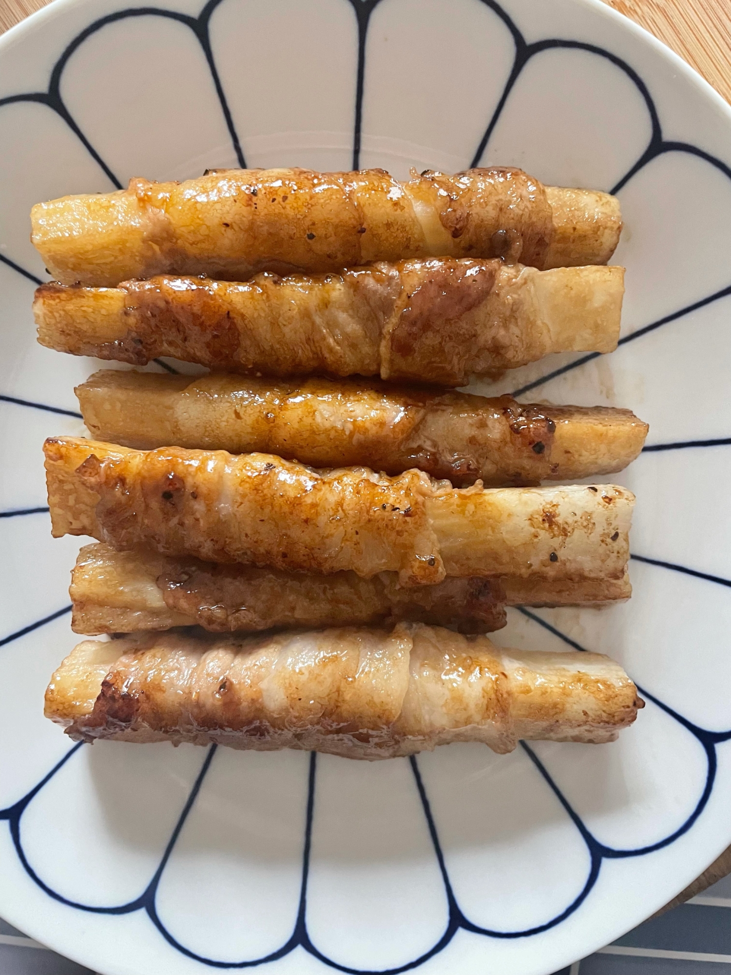 おつまみに♪ 豚肉巻き長芋スティック