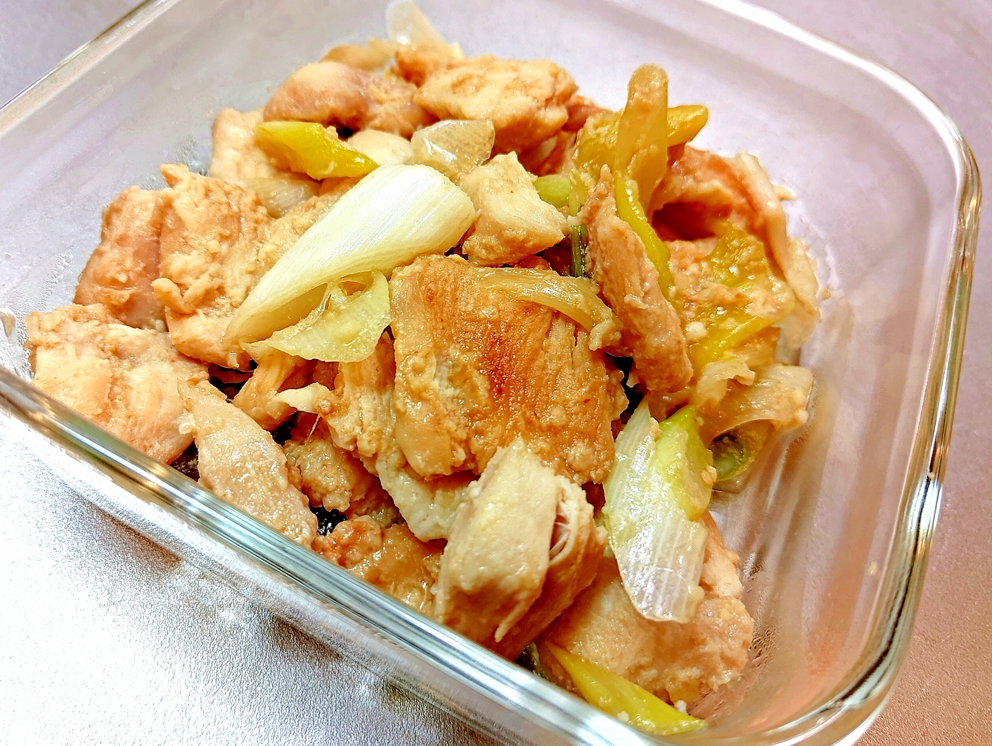 ホロッと柔らか♪鶏肉と長ネギの塩麹焼き◆お弁当に