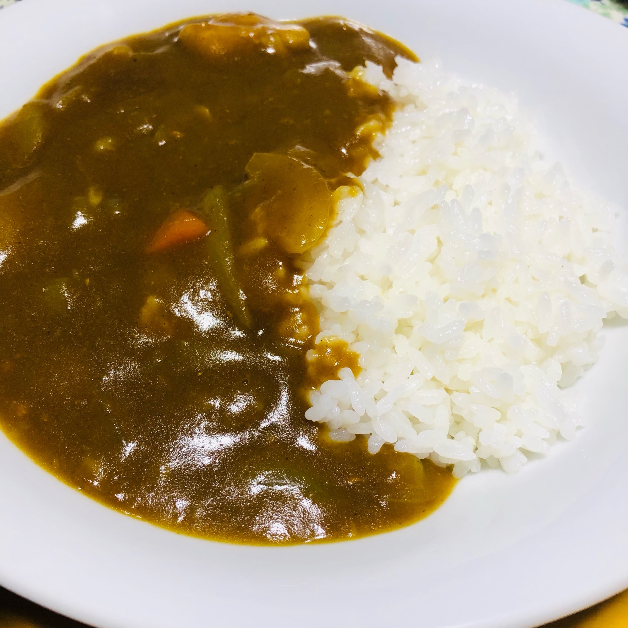 時短　普通のチキンカレーライス