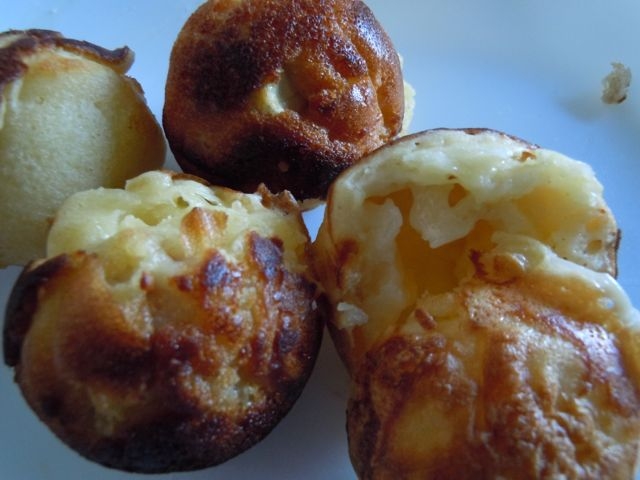 大豆粉で一口チーズパンケーキ