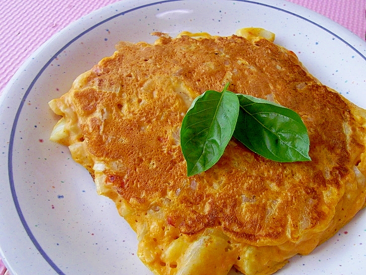 イタリアン風♪トマたまお好み焼き♪