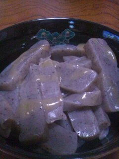 こんにゃくの柚味噌がけ