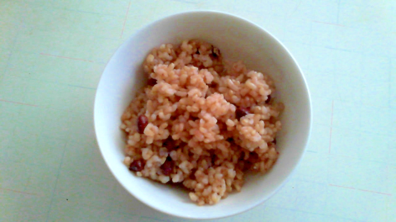小豆玄米ご飯