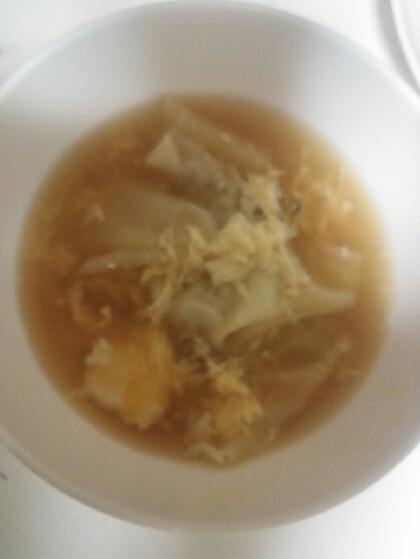 ワンタンの卵スープ♡