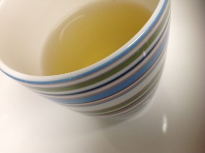 風邪ひきさんのための蜂蜜生姜緑茶