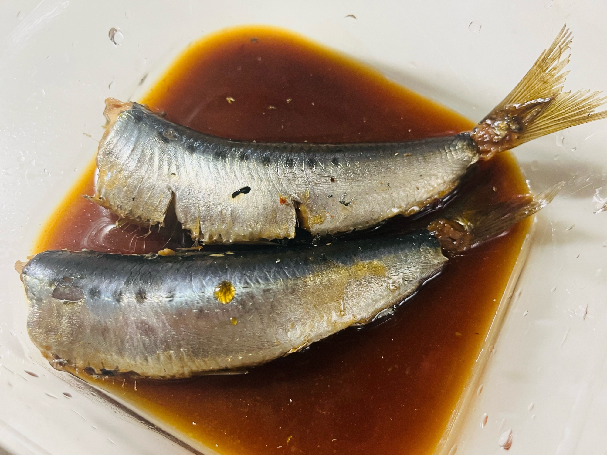 イワシの豆板醤煮