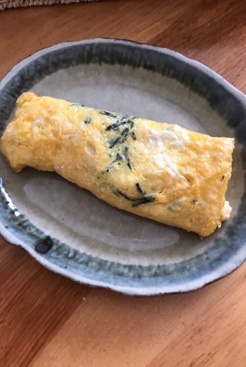 えのきと刻み海苔のたまねぎの焼き