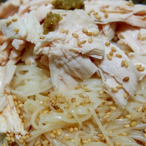 ゆで鶏とゆず胡椒のごまそうめん レシピ 作り方 By まるっとまる 楽天レシピ ゆで鶏とゆず胡椒のごまそうめん レシピ 作り方 By まるっとまる 楽天レシピ