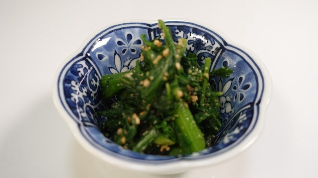すごい栄養効果！春菊のナムル