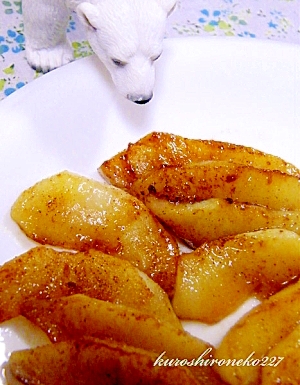 オリゴ糖シロップで りんごのキャラメリゼ レシピ 作り方 By Kuroshironeko227 楽天レシピ