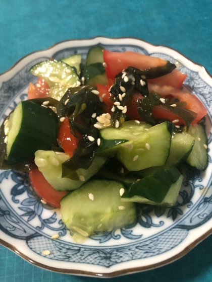 ワカメにも味がしみて　美味しくいただきました。