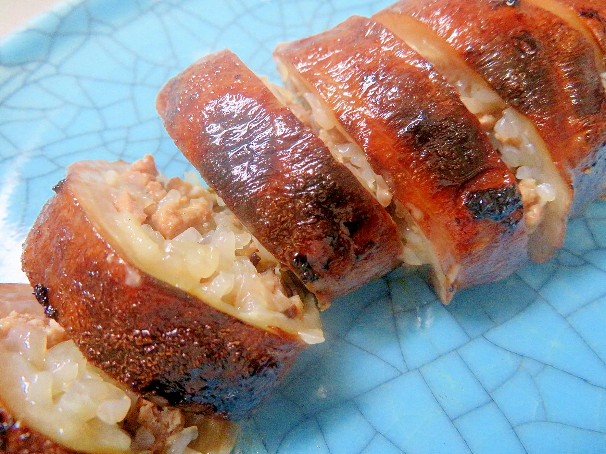 アケビの皮の定番 袋詰めソテー レシピ 作り方 By 夏はぜ 楽天レシピ