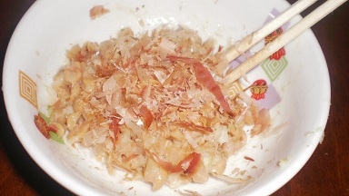 ひきわり納豆鮒ずしご飯とおかかで健康維持 レシピ 作り方 By ミルミント 楽天レシピ